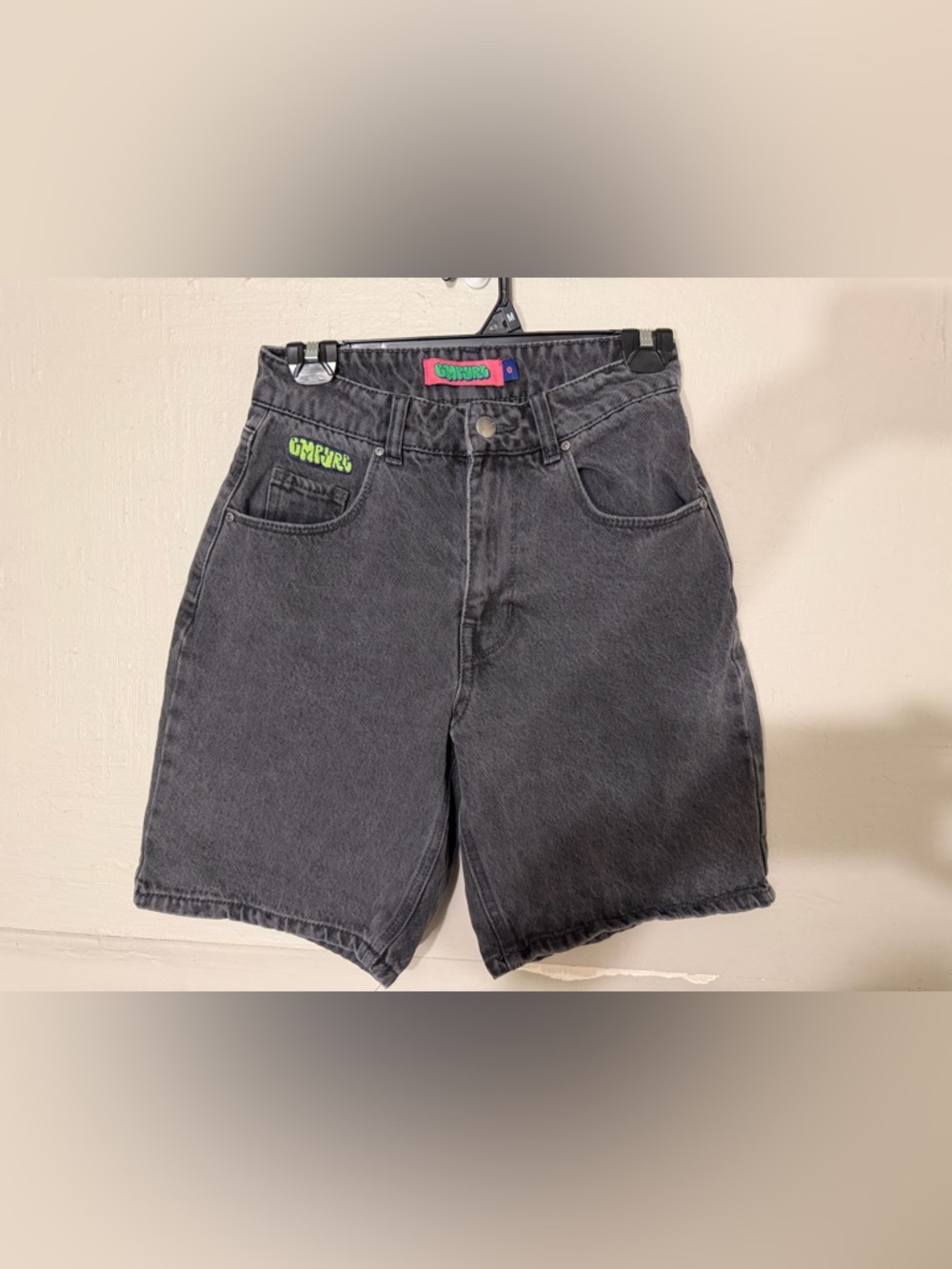 Empyre Black Denim Jean Shorts